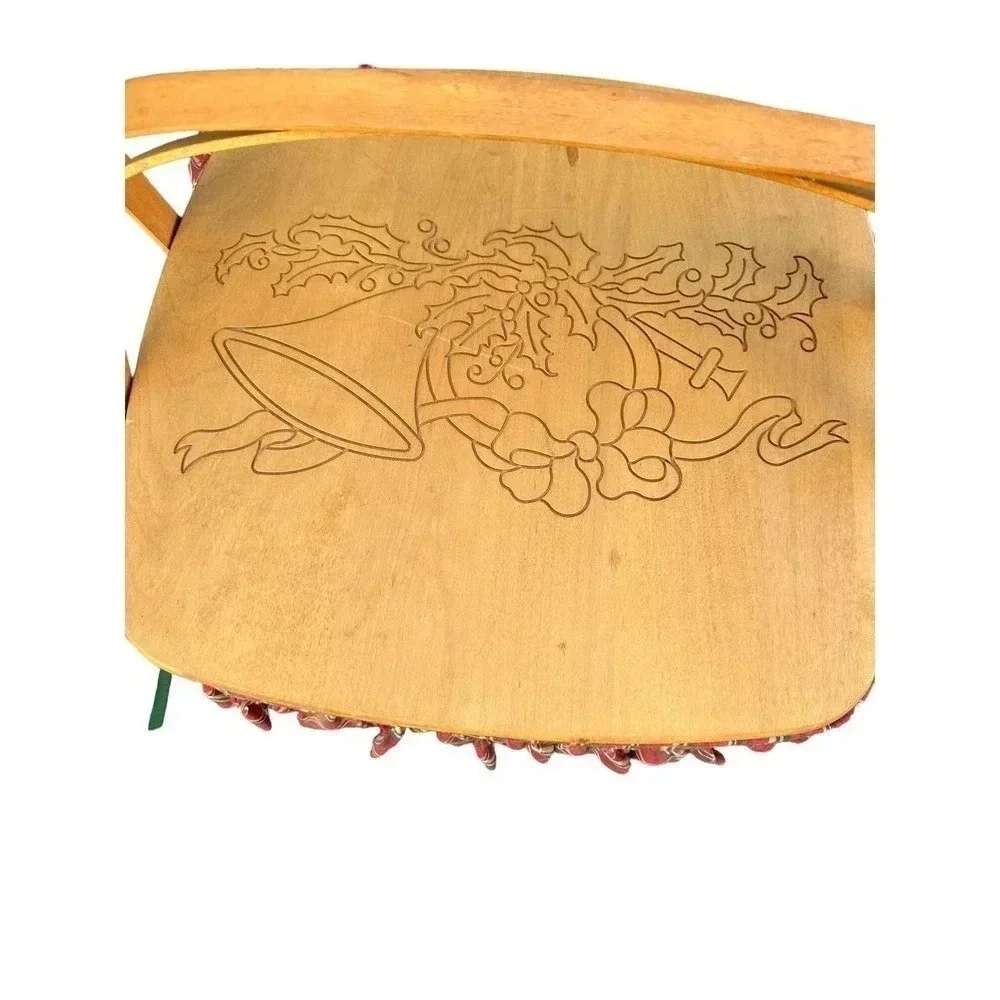 Longaberger 1993 Red/Green Christmas Homecoming Holiday Hostess Basket with‎ Lid